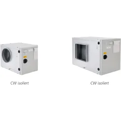 Exhausto Kaltwasserregister CW40005R1IC ? 10°C Vorlauftemperatur ? integrierte W...