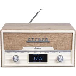 Denver MDA-525 (DAB+, FM, Bluetooth), Radio, Braun, Silber