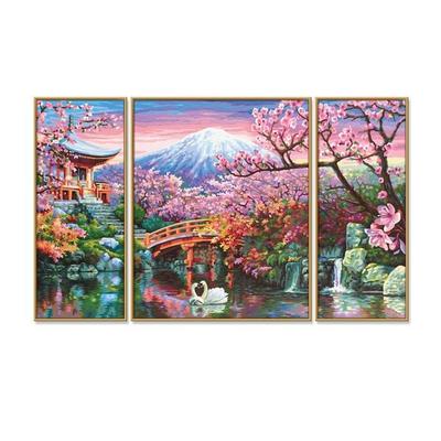 Schipper Malen nach Zahlen - Kirschblüte in Japan (Triptychon)