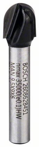 Bosch Accessories 2608628451 Hohlkehlfräser Arbeits-Länge 9.20 mm Schaftdurchmesser 6 mm