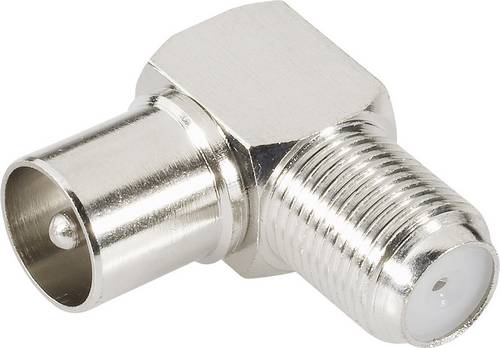 BKL Electronic 0403133 0403133 Koax-Adapter Koax-Stecker - F-Buchse