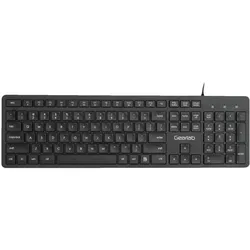 Gearlab G220 USB Keyboard (Eng. Int., Kabelgebunden), Tastatur, Schwarz