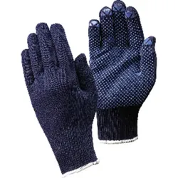 Strickhandschuh Packer, blau/blau, Größe 9 - blau - 9