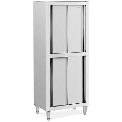 Royal Catering Edelstahl Geschirrschrank - 800 x 500 x 1800 mm -