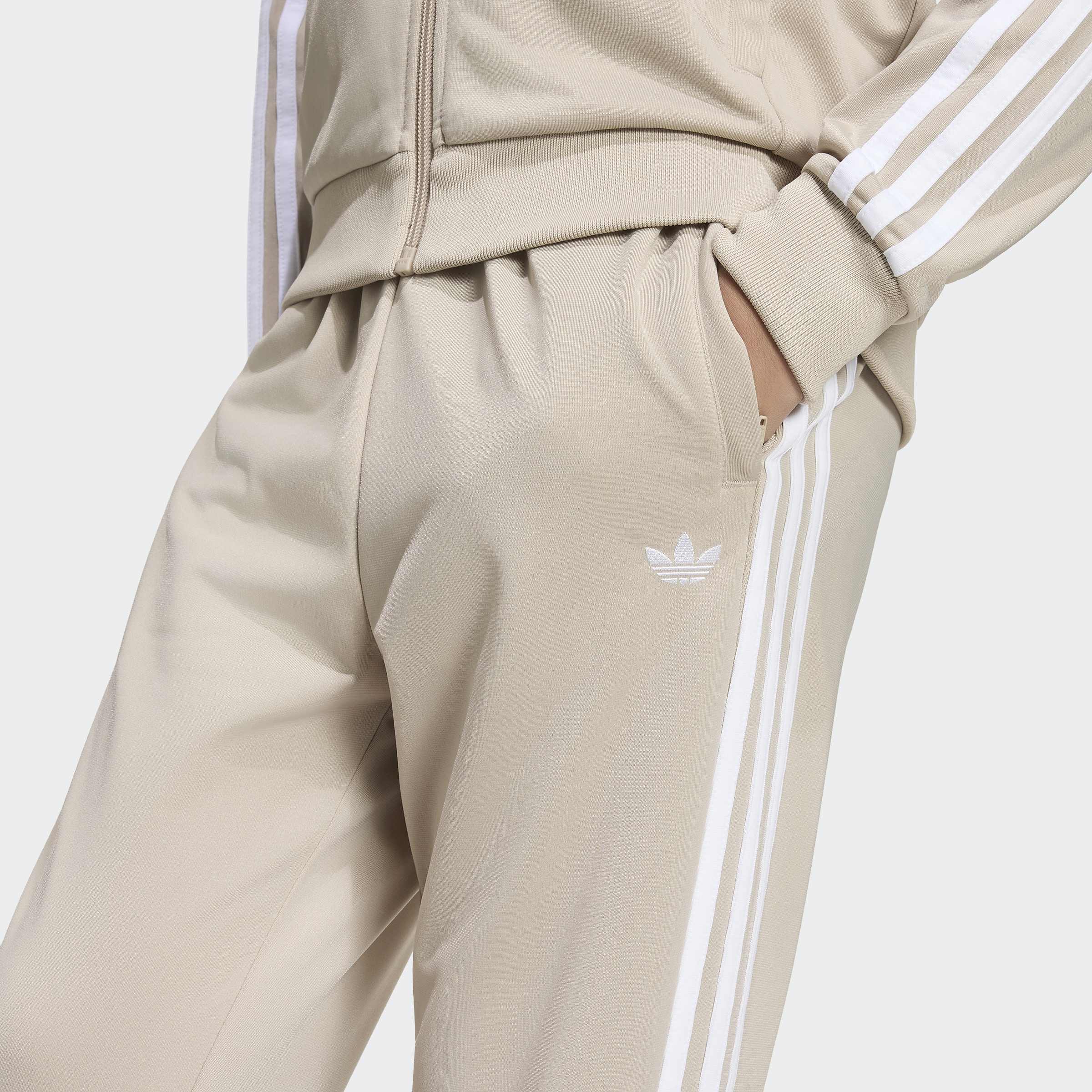 Sporthose ADIDAS ORIGINALS "SST", Kinder, Gr. 176, N-Gr, beige (khaki three,), Obermaterial: 100% Polyester, Hosen Sporthose