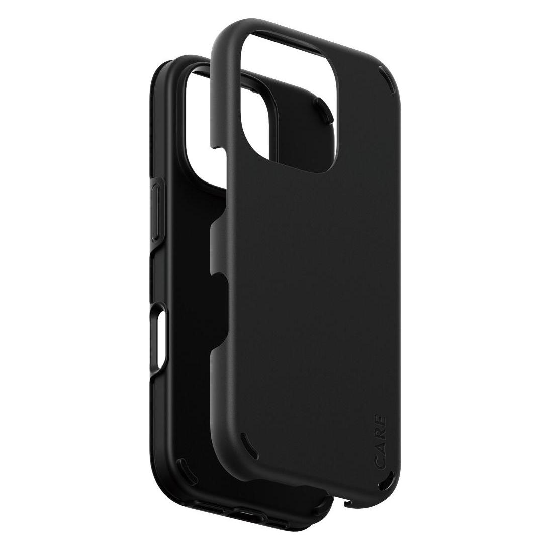 PanzerGlass CARE by Feature Case Double Defense Schwarz iPhone '24 6.7" (Apple iPhone 16 Plus) (1335)
