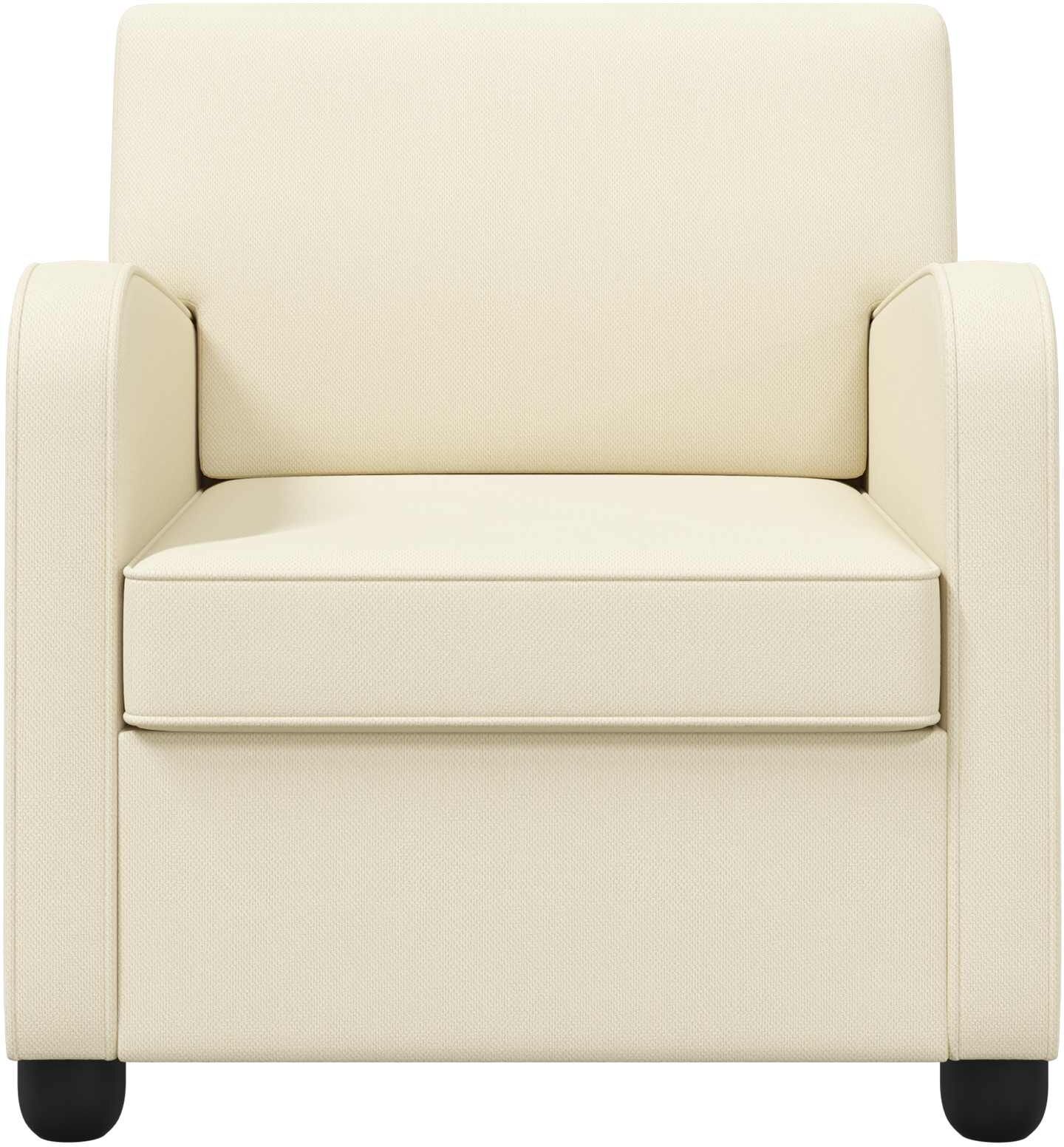 vidaXL Fauteuil Crème Velours