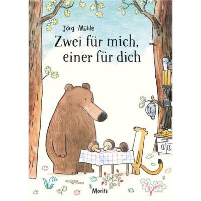 Zwei für mich, einer für dich, Gebundene Ausgabe von Jörg Mühle, Moritz, 978-3-89565-467-1