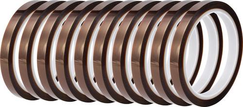 TRU COMPONENTS ESD-Klebeband 10 St. Bernstein (L x B) 33m x 10mm Polyimid