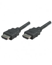 Manhattan Video-/Audio-/Netzwerkkabel HDMI 19-polig M M 5 m abgeschirmt Schwarz (323239)