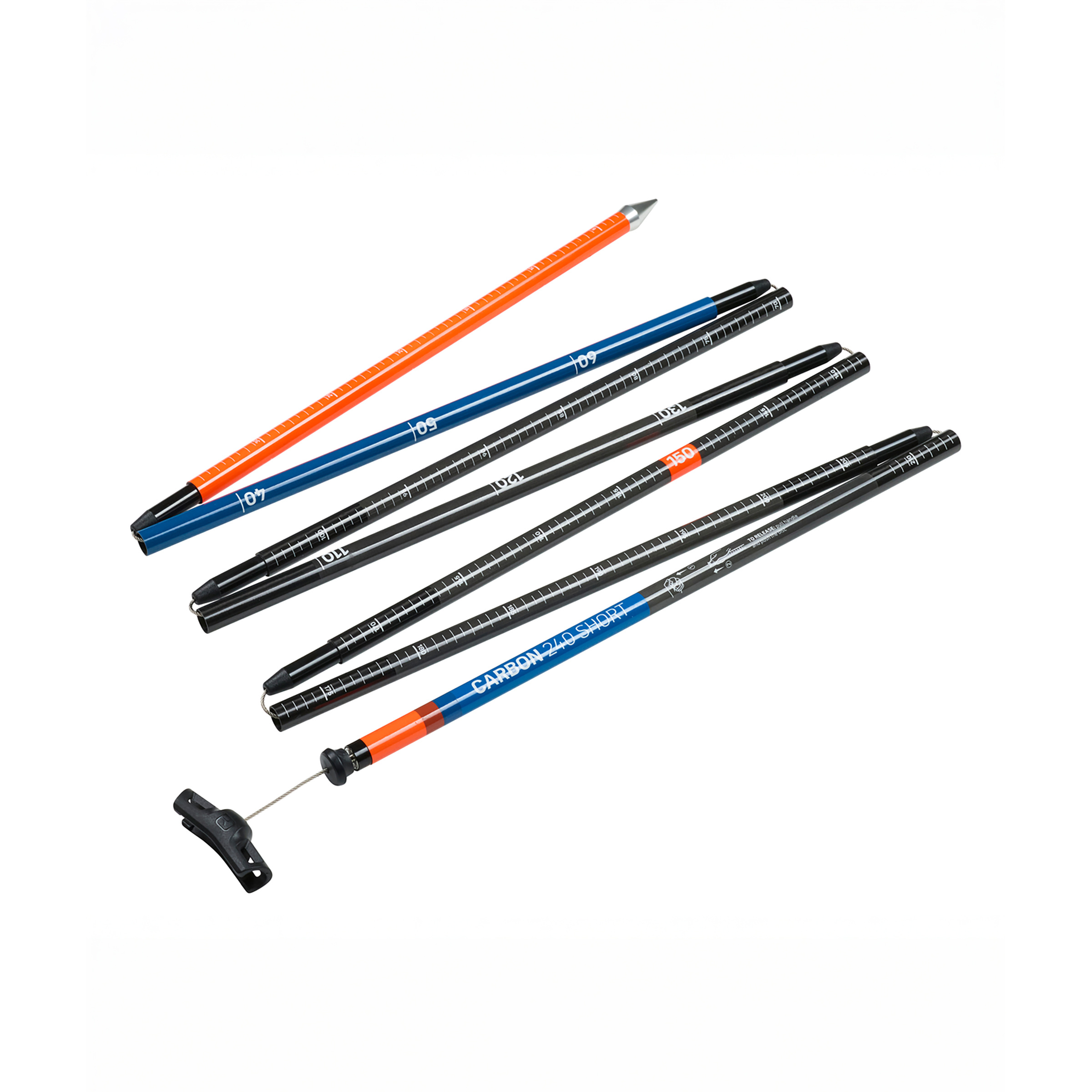 Ortovox Probe Carbon 240 Lawinensonde Sonde grau Größe 240CM Trekking