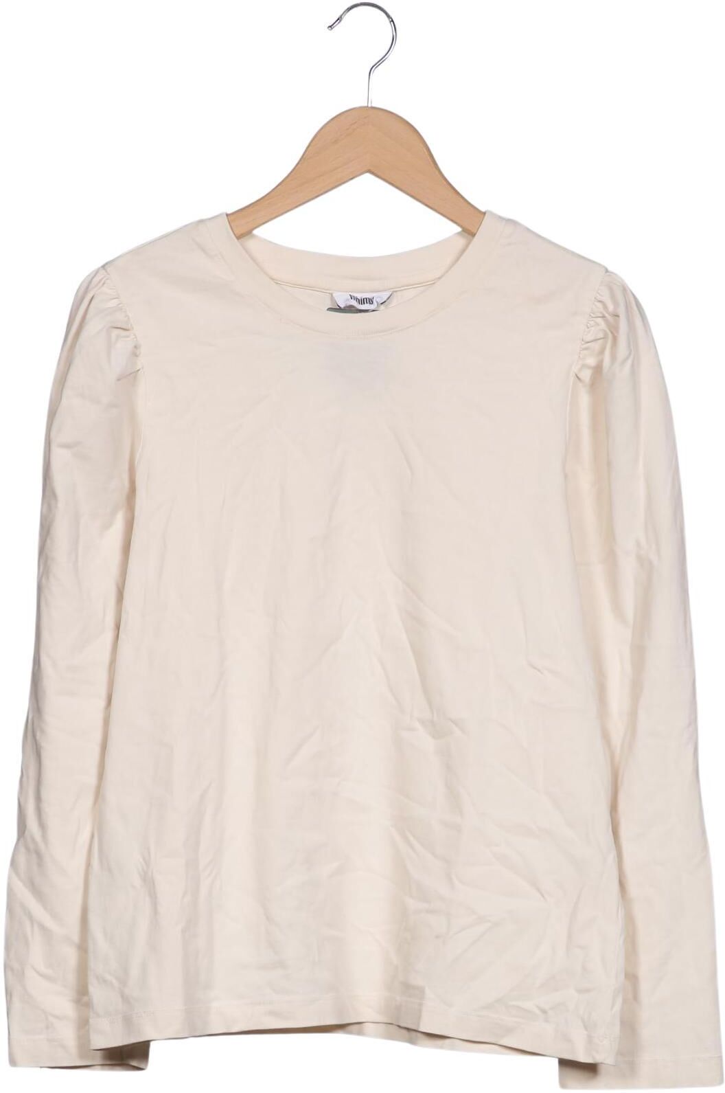 Minimum Damen Langarmshirt, Cremeweiß, Gr. M, kein / Etikett - Second Hand