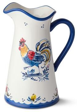 "Certified International French Rooster 96 oz. Pitcher - 8.50""L x 6.50""W x 11.25""H"