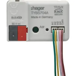 Hager Binäreingang 4f KNX Secure, UP TYBS704A