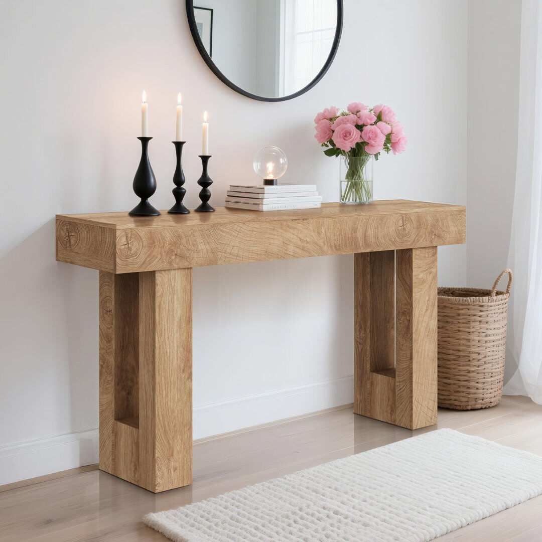 Brambly Cottage 160cm Console Table Teal/Teal/Teal 85cm H X 160cm W X 35cm D