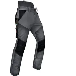 Forst- und Schnittschutzhose "GLADIATOR-EXTREM" Kl. 1 grau - 3XL - kurz - grau