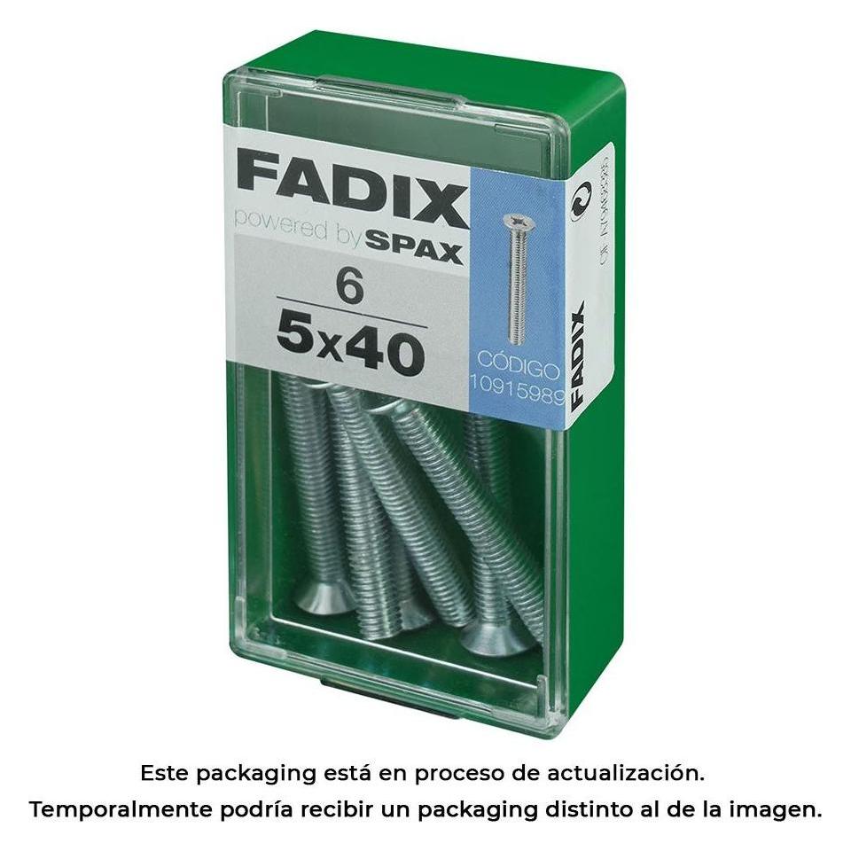Fadix Schachtel mit 6 Stück. Metrische Schraube CP M 5 x 40 mm (49425038)