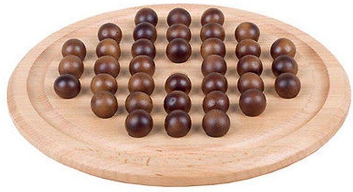 Loisirs Nouveaux Solitaire hêtre billes bois 29 cm
