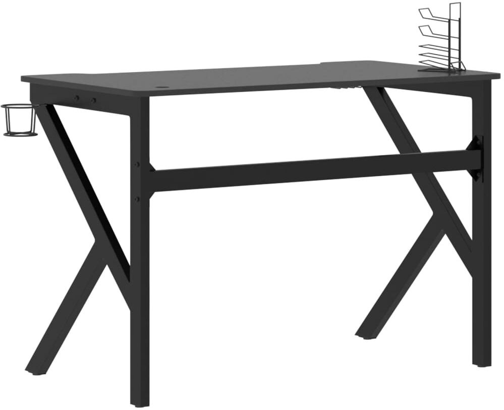 Inbox Zero Gaming Desk Black 75cm H x 110cm W x 60cm D