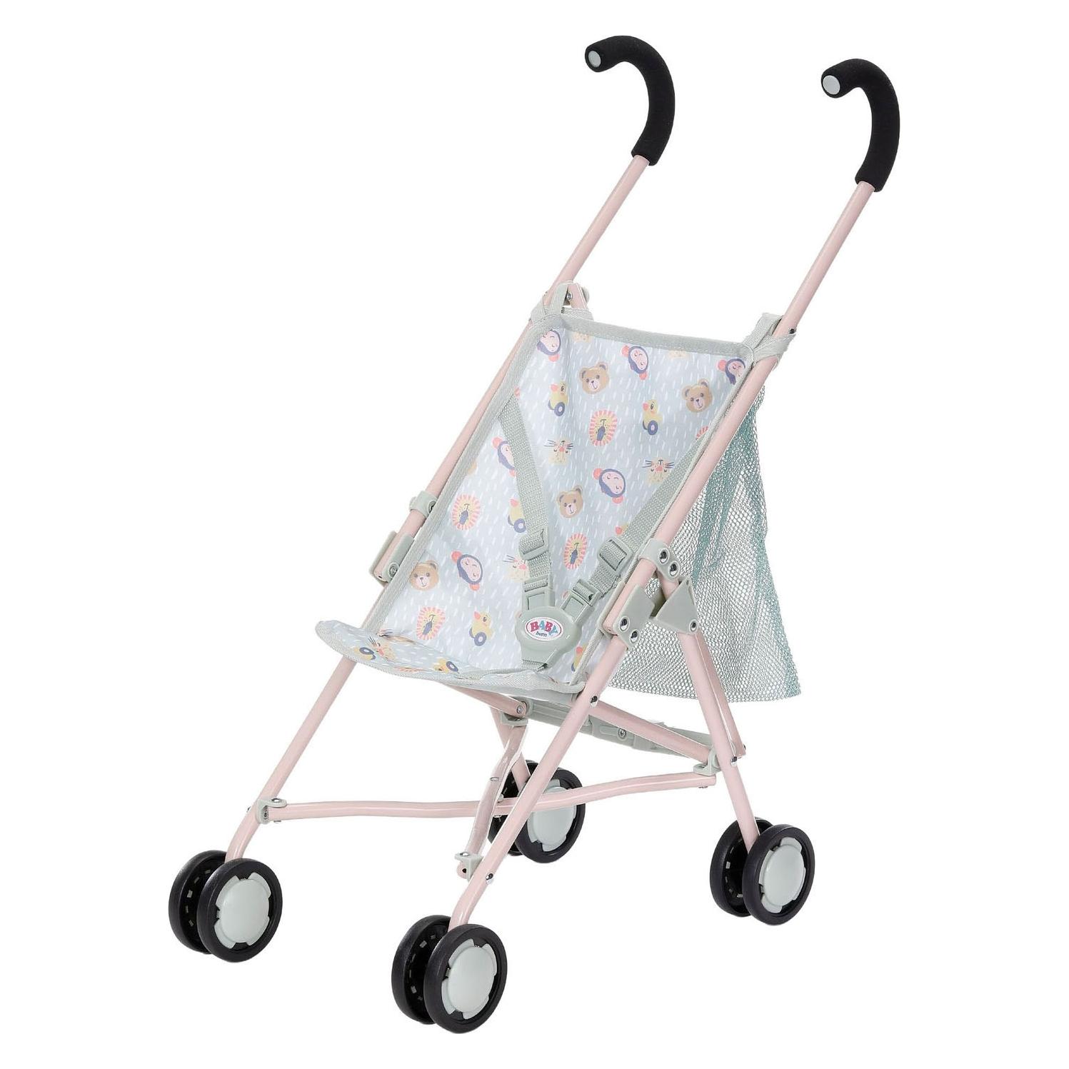Zapf Creation Zapf Baby born Kinderwagen mit Tasche Dschungel (839829)