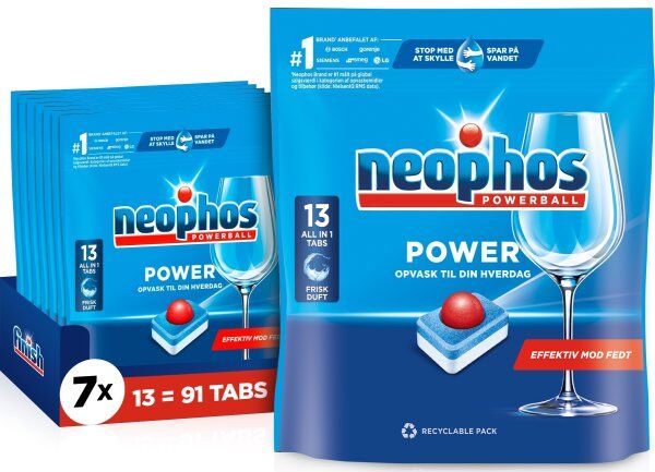 Neophos Power Opvasketabs, 91 Tabs