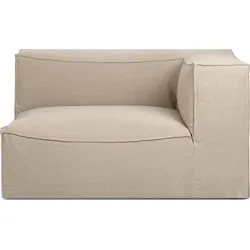 Catena Rich Linen Ecksofa rechts 138 cm beige