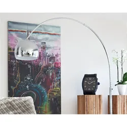 SalesFever »Big Deal« Bogenlampe chrom