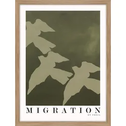 Kunstdruck MIGRATION (LBH 30x40x2 cm) - LBH 30x40x2 cm