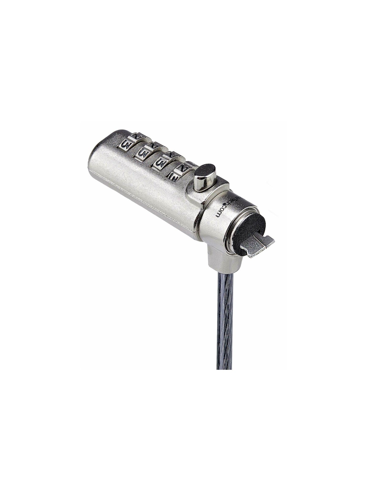 StarTech.com Slim Lock K-Slot Compatible 6.6ft Combination Locking Cable - security cable lock - TAA Compliant