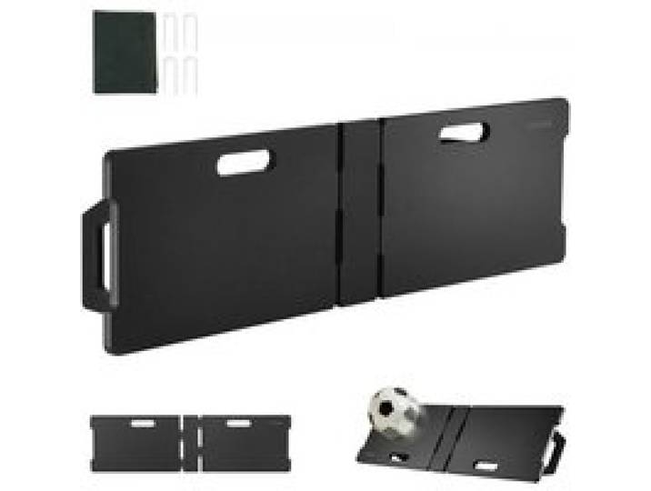 VEVOR Planche de rebond de football pliable, 115 x 33 cm, mur de football portable avec rebond à 2 angles, PEHD, équipement d'entraînement de football pour enfant, adulte, entraînement de passe et tir