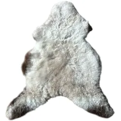 SCHAFFELL Ganzes Island Lammfell Kurzhaarig Naturfarben, 120 cm