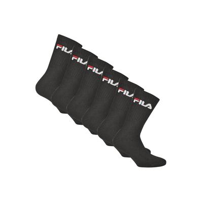 Kurzsocken FILA "Socken 3er Pack", Herren, Gr. 39-42, schwarz, Obermaterial: 70% Baumwolle CO. 29% Polyester PES. 1% Elasthan EL., Socken