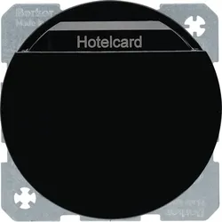 Berker 16402045 Relais-Schalter Hotelcard, R.x, schwarz