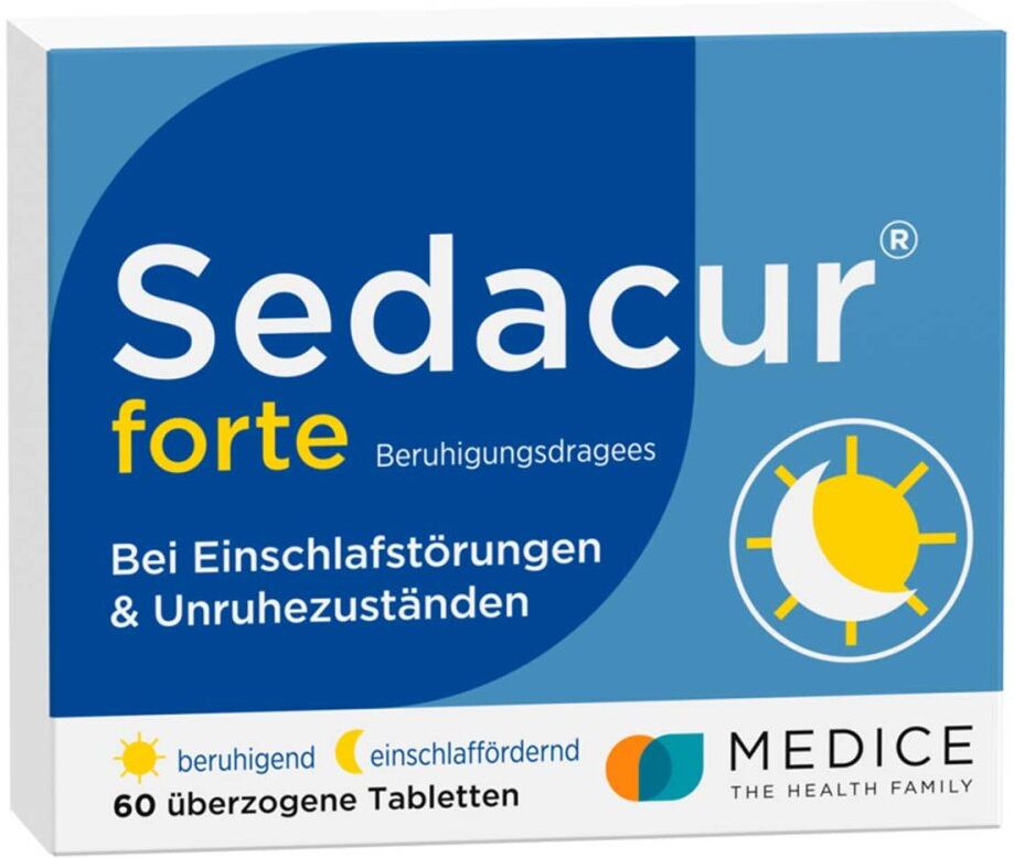 Sedacur forte bei Einschlafstörungen & Unruhezuständen