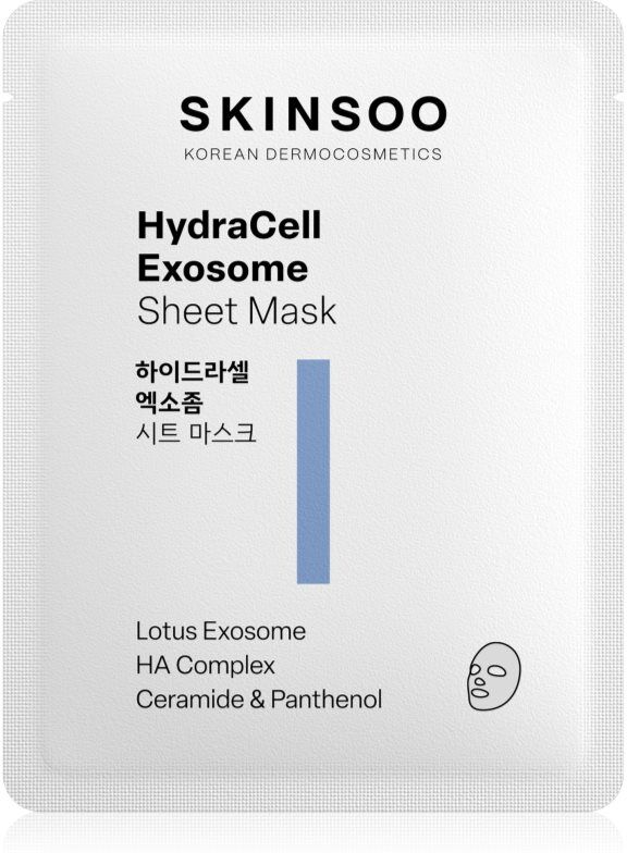 SKINSOO HydraCell Exosome Sheet Mask moisturising face sheet mask 22 g