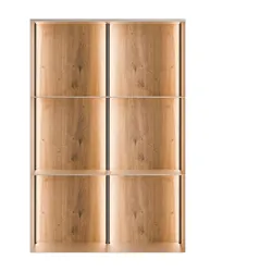 METALLREGAL QUADRO IV mit LED-Beleuchtung