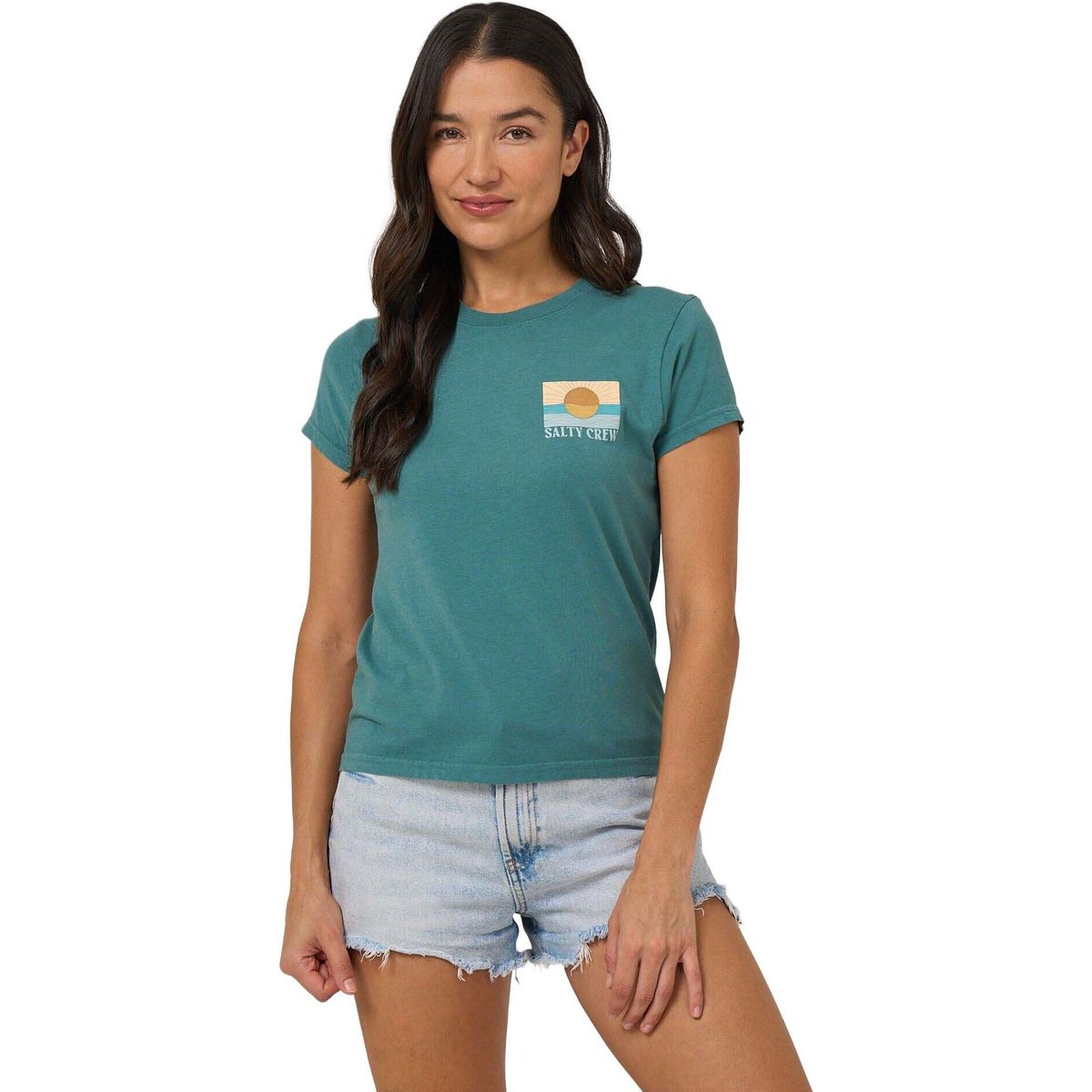 Salty Crew Retro Wave Modern Tee teal (TEAL) L 25035158W-TEAL-L