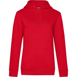 B&C Damen Kapuzen Sweater QUEEN Hooded Hoodie WW02Q red S
