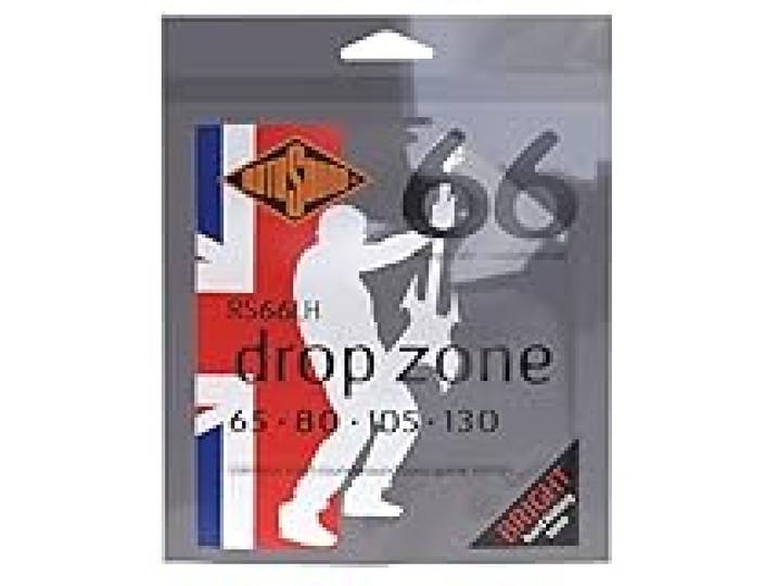 Rotosound Cordes pour Basse Électrique SWING 66 STAINLESS SETS 4-cordes RS66LH DROPZONE Stainless Custom 65-130