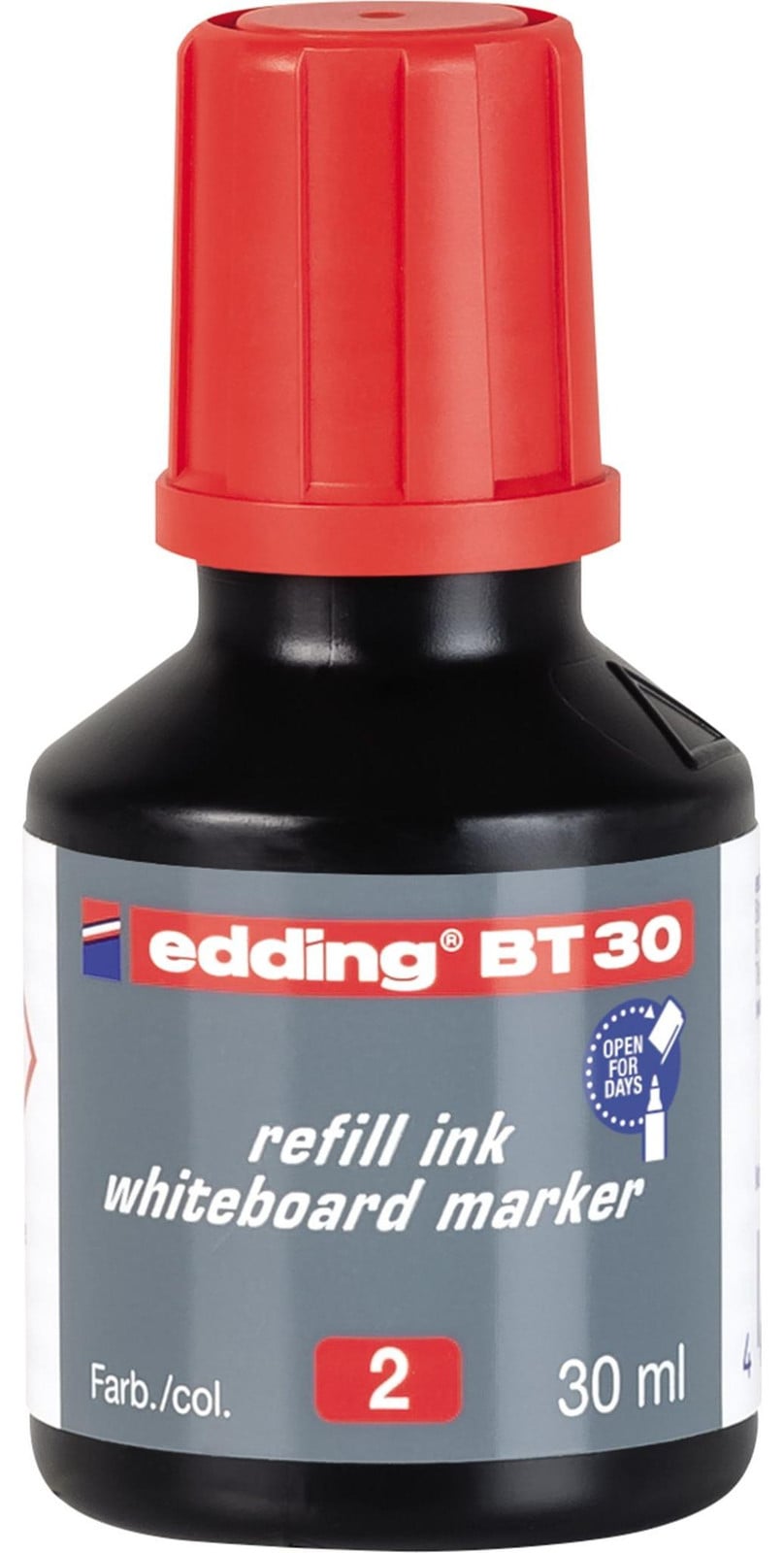 Edding BT 30 whiteboardmarker navulinkt rood 30 ml