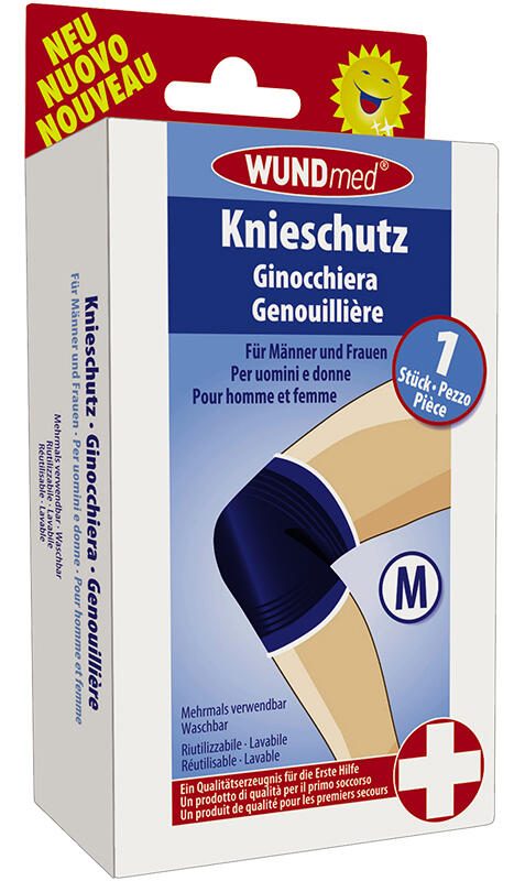 WUNDmed® Kniebandage Gr. M blau 1 St. 04-005M