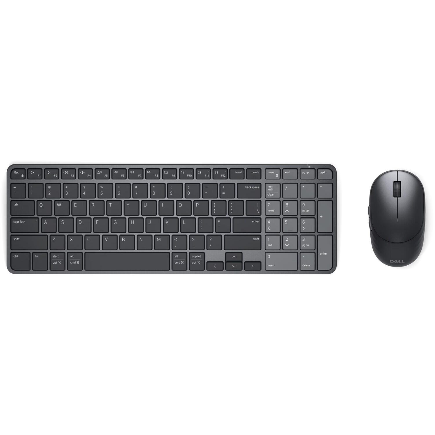 Dell Pro 7 KM746 kabellose Tastatur und Maus - QWERTY US - schwarz KM746-BLK-INT