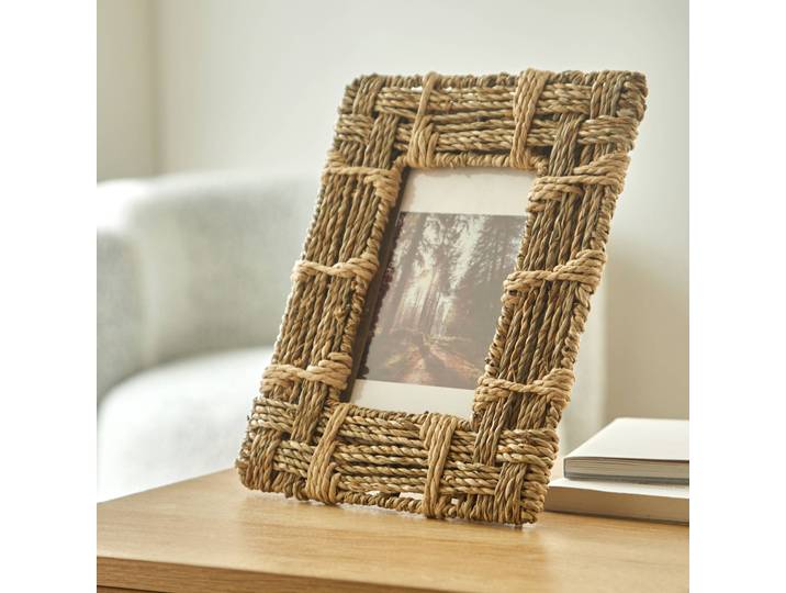 Cadre photo corde 10x15 cm - Blancheporte