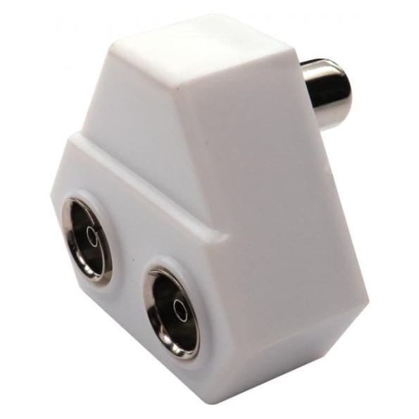 Cables Direct CDL TV Coax 2 Port Splitter (3-COAXYNANGL)
