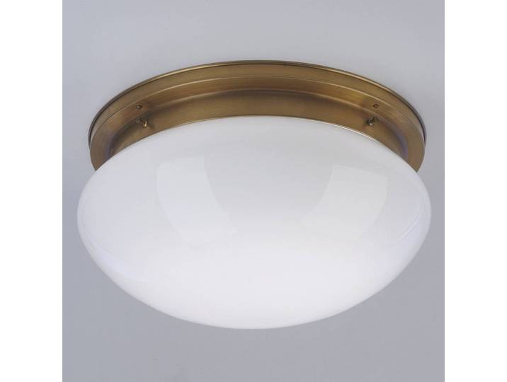 Berliner Messinglampen Deckenlampe Harry, dimmbar, messing / gold, für Wohn- / Esszimmer, Messing, Antik, Deckenlampe