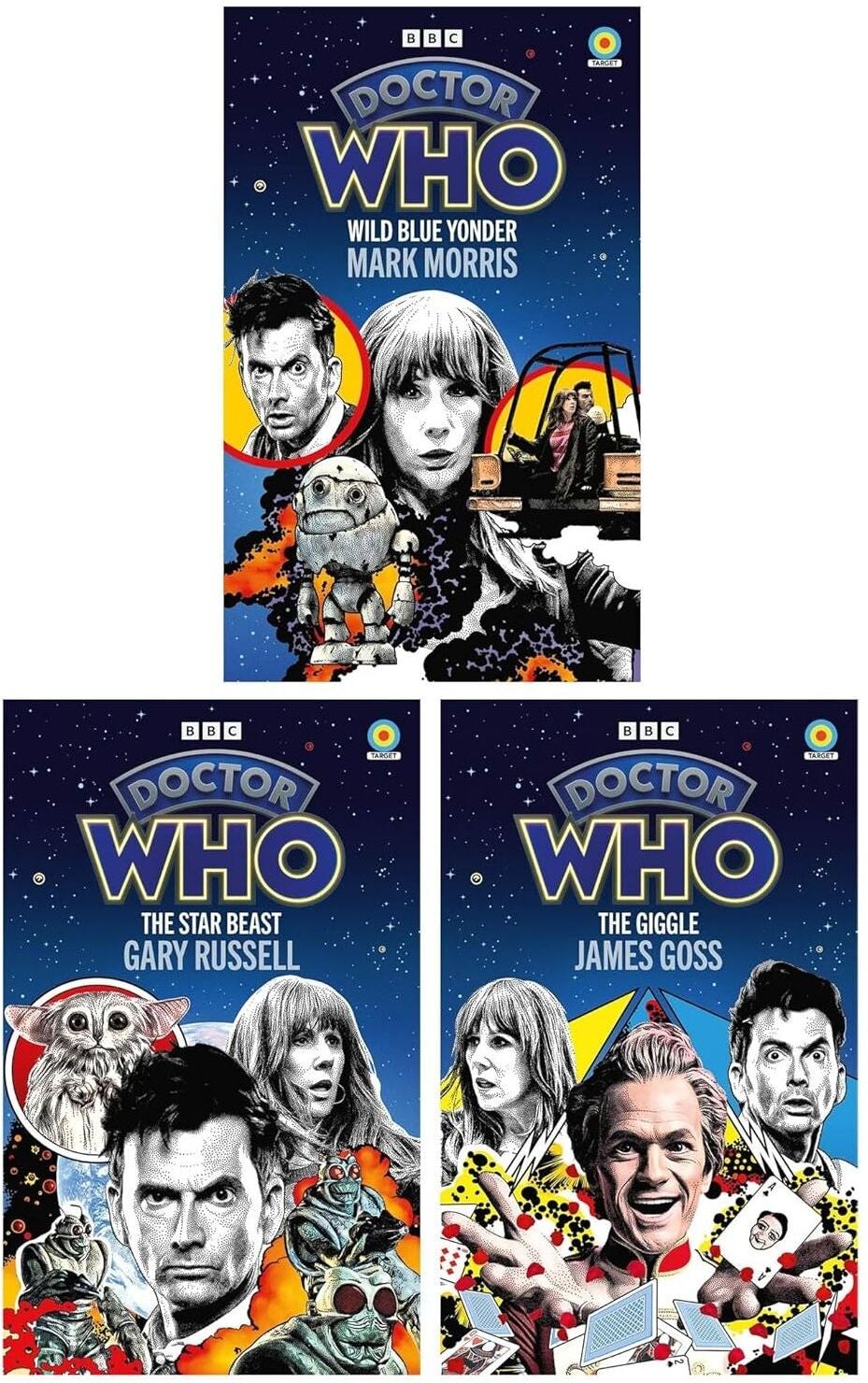 BBC Books Doctor Who Target Collection 3 Books Collection Set (Doctor Who: The Star Beast, The Giggle & Wild Blue Yonder)