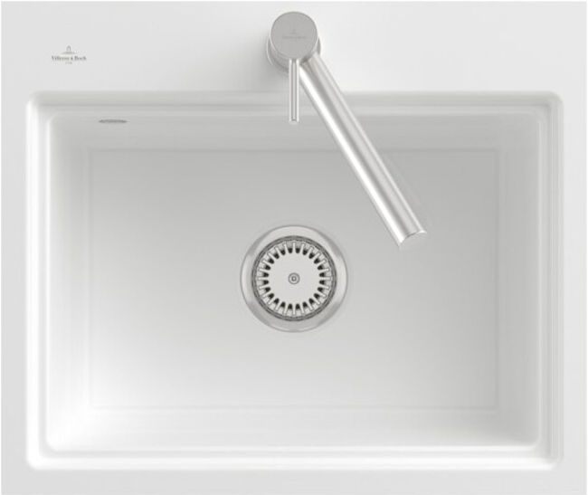 V&B; Évier Subway Style 60S, céramique CeramicPlus, évier simple ; Villeroy & Boch (336600SM)