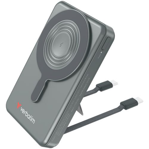 Verbatim Charge?n?Go Power Bank 2C & Display 10000mAh grey