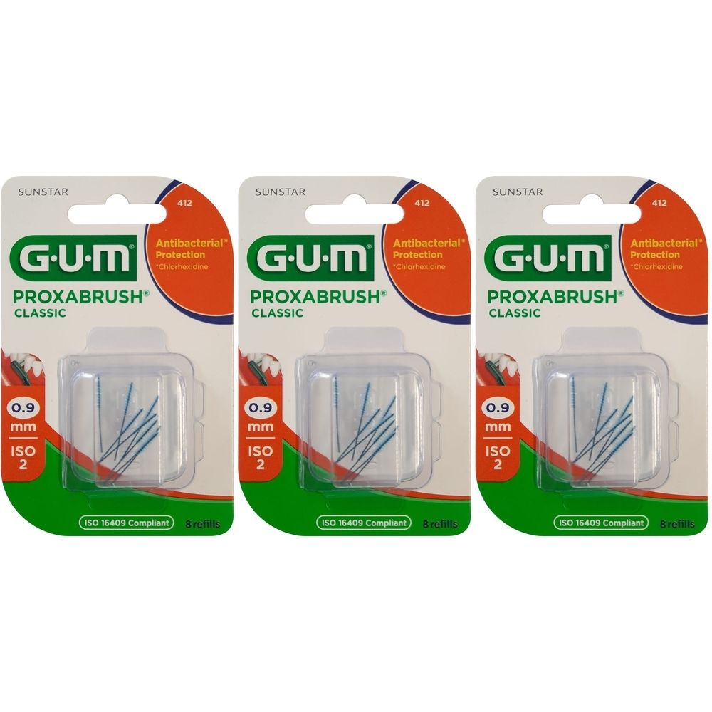 GUM PROxABRUSH Class 0.9Mm x3 3x8 St Zahnbürste
