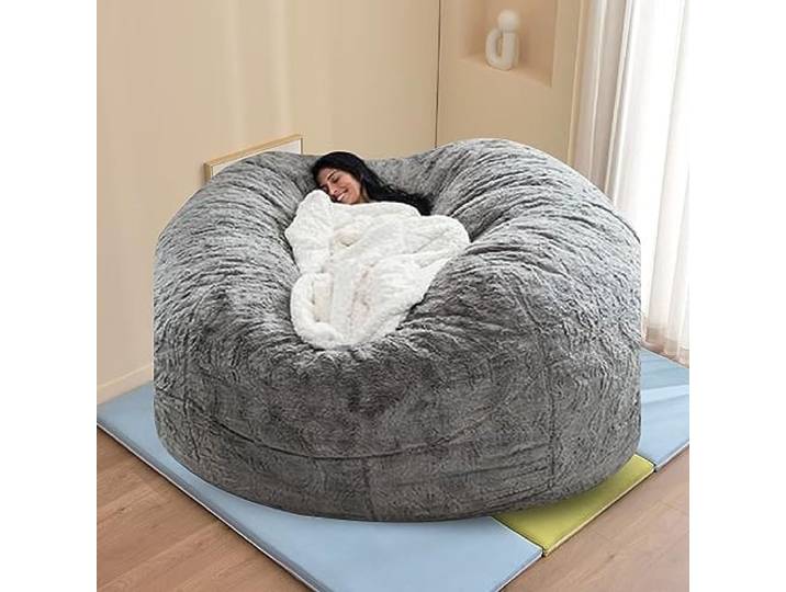 DDS22E Sitzsack ohne Füllung Vielseitiger und bequemer Sitzsack, perfekt for jeden Wohnraum.(#11,6FT(150*65CM))